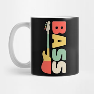 Retro Bass Design - Vintage Gift For Bassist Mug